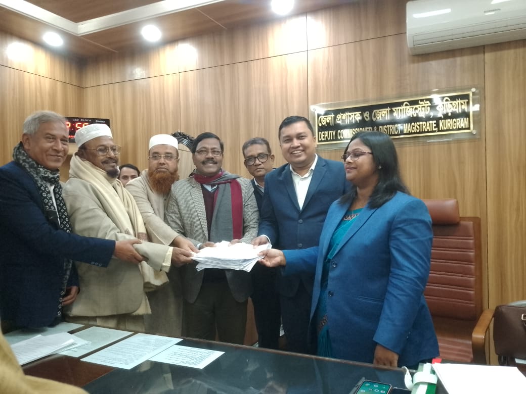 কুড়িগ্রামে ৪টি সংসদীয় আসনের শেষ দিনে উৎসব মুখর পরিবেশে ৩০ জনের মনোনয়ন জমাদান