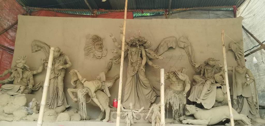 মির্জাপুরে দুর্গামন্দিরের ৭টি প্রতিমা ভাঙচুর